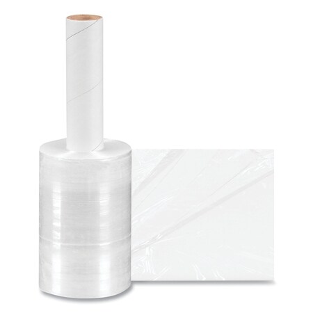 Coastwide Professional Dual Format Extended Core Cast Stretch/Banding Wrap, 5" x 1,000 ft, 80-Gauge, Clear, PK12, 12PK CW58440/91-5180